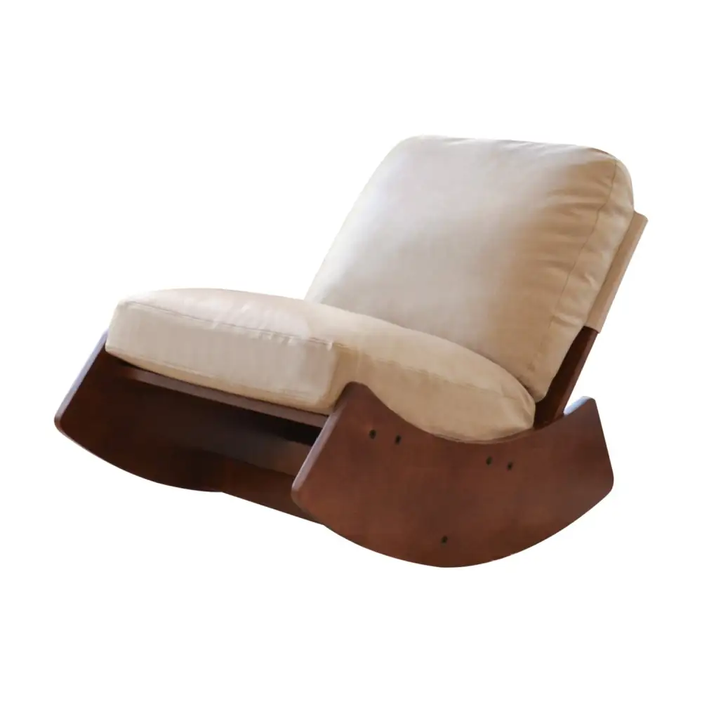 Upholstered Glider Rocking Chair