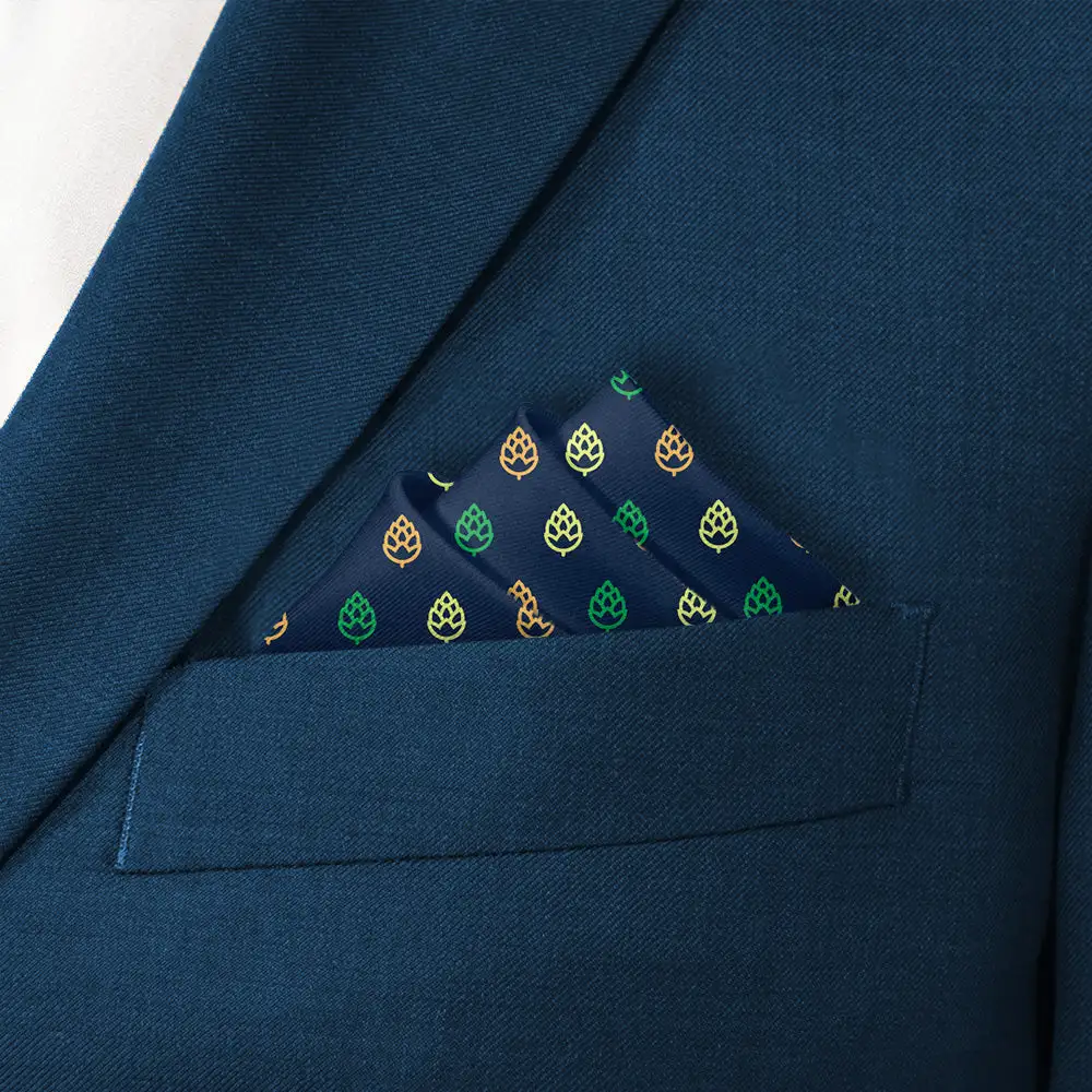 Sophisticated Timeless Novelty Food And Drink Motif Pocket Square