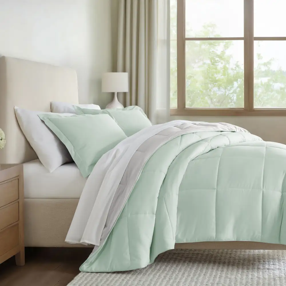 Reversible Down Alternative Comforter Set