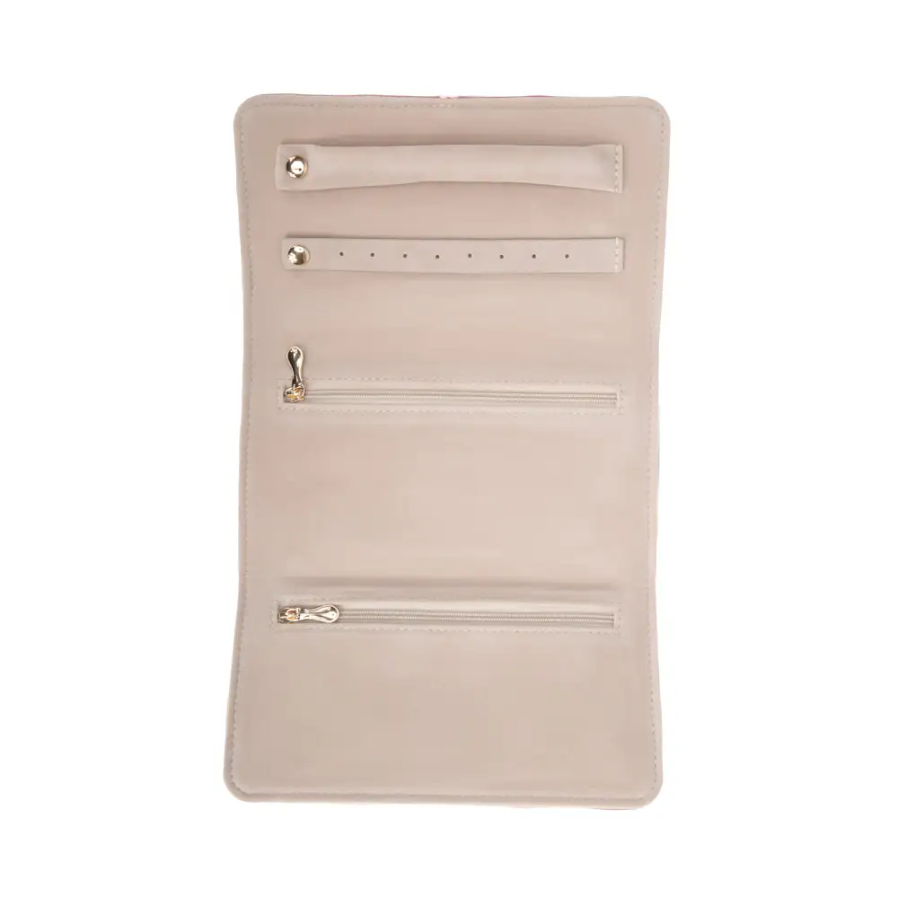 Leah Quilted Roll Jewelry Box
