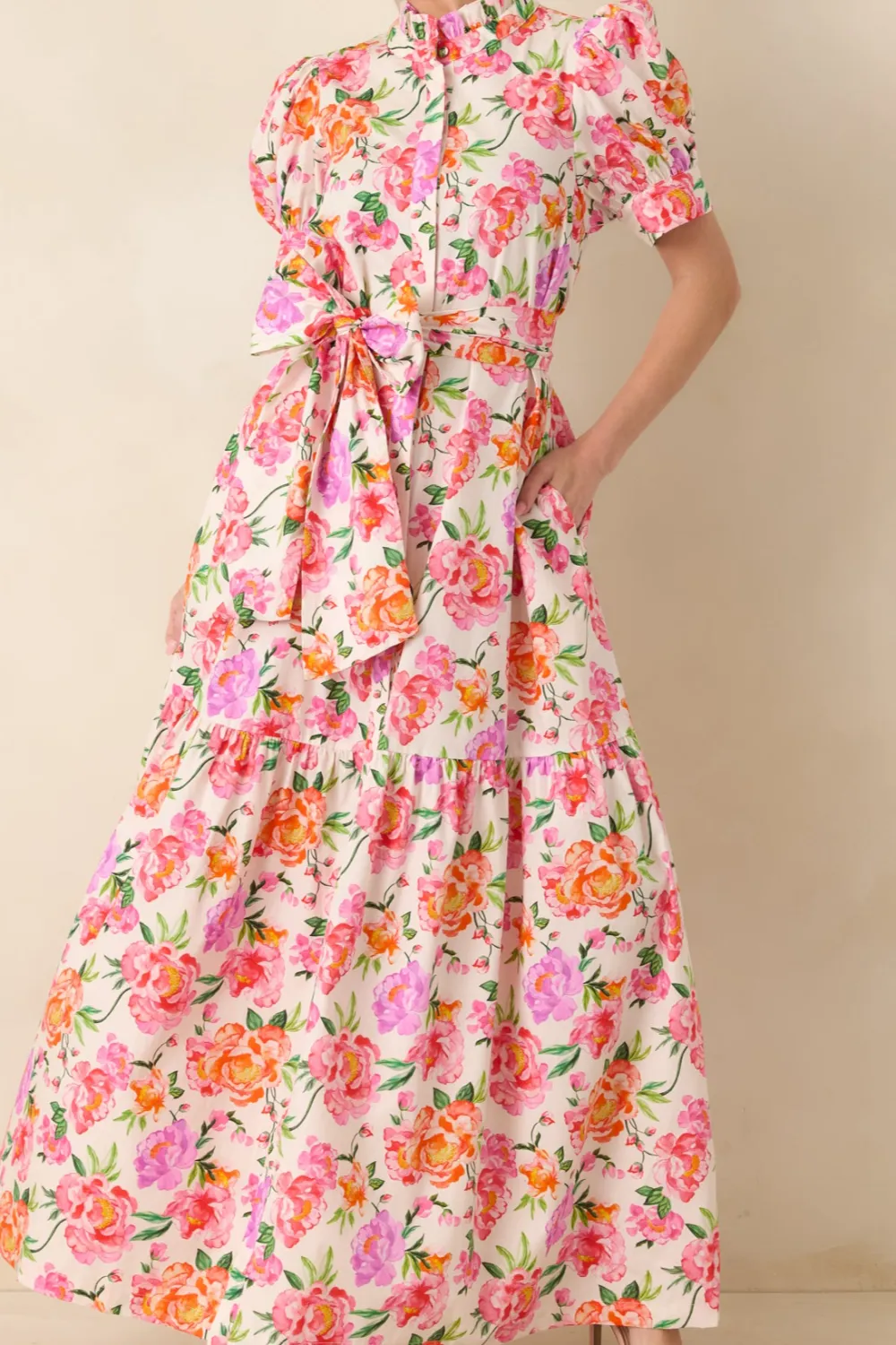 Floral Marguerite Maxi Dress