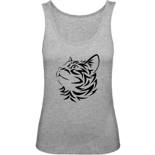 Simple Cat Motif Tank