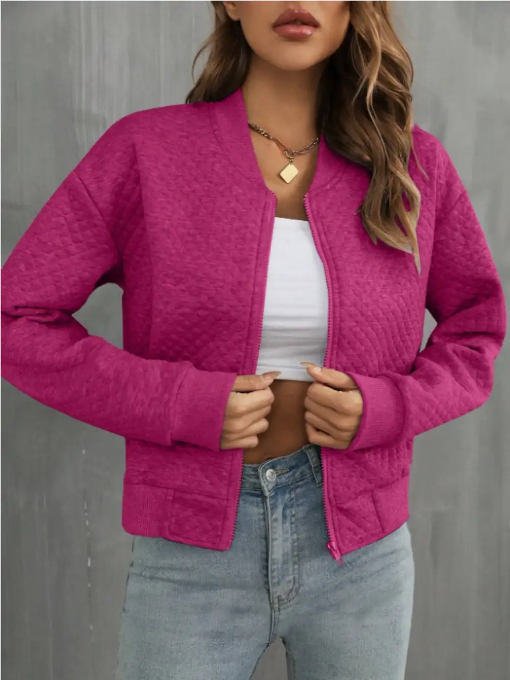 Refined Zip-Up Jacket
