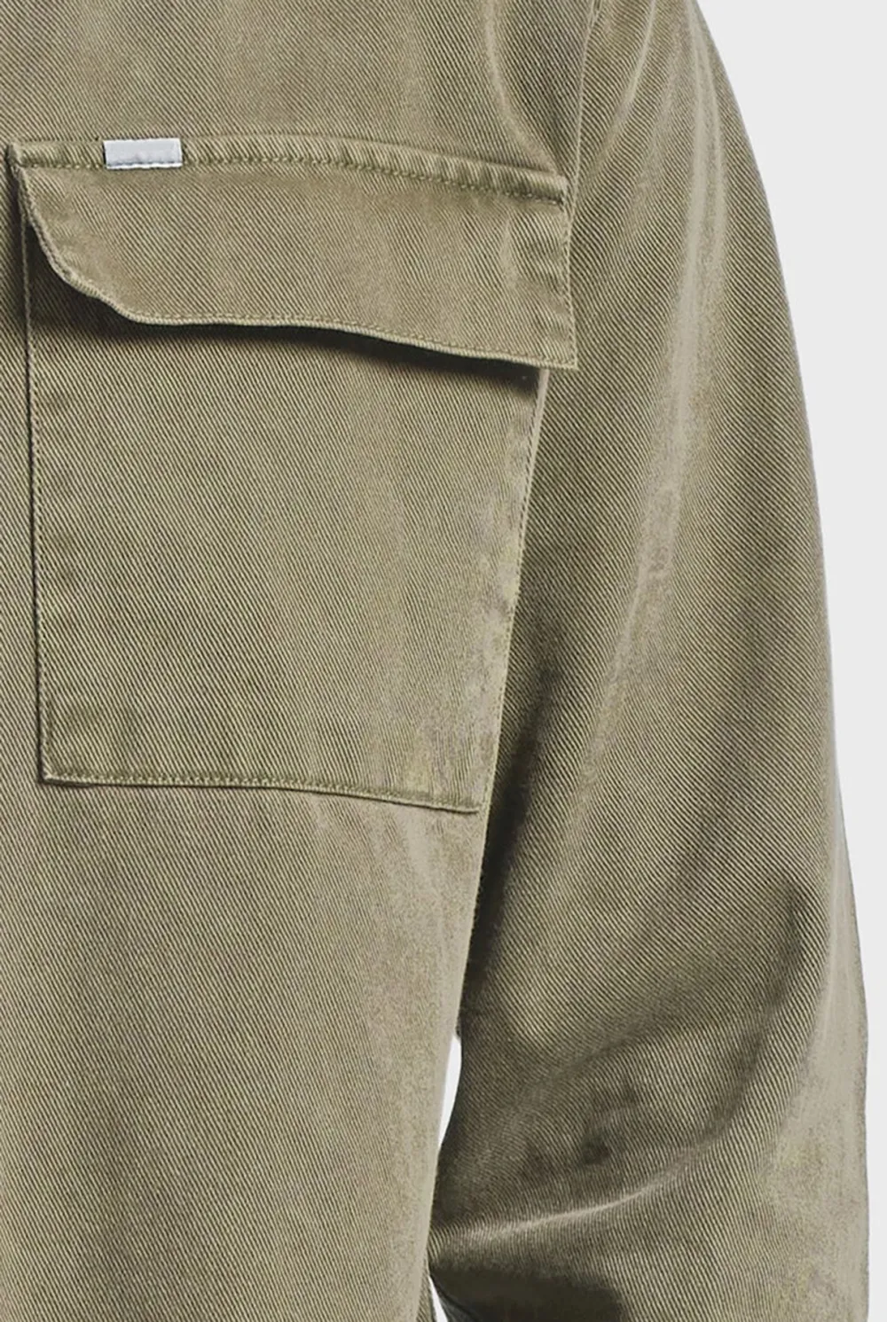 Casual Style Overshirt-Aloe beige