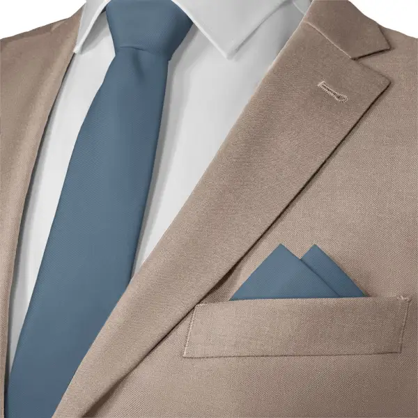 Smart Composed Solid Pocket Square