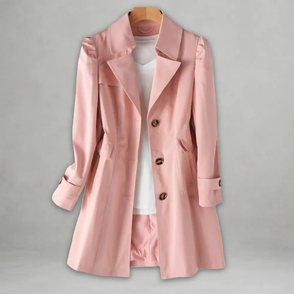 Modern Tailored Trench Coat