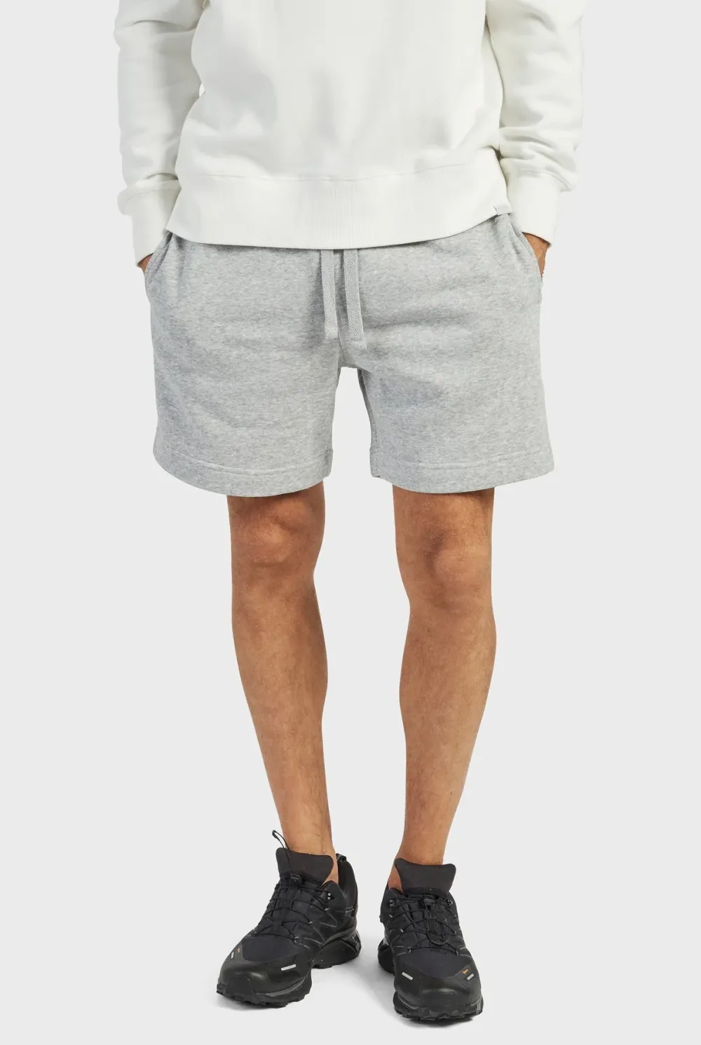 Soft Knit Elastic Waist Casual Lounge Shorts