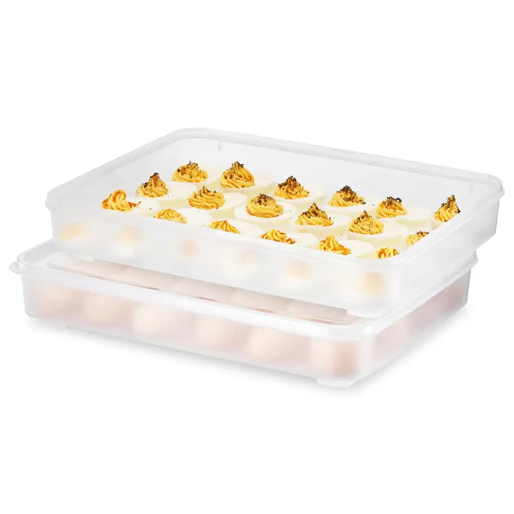 Egg Containers With Lids Holds Eggs