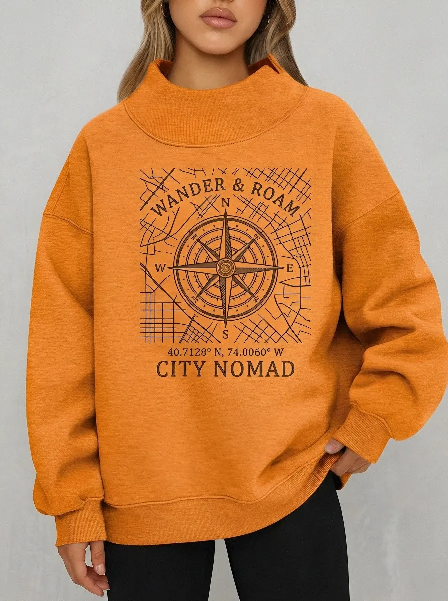 Travel Lover Compass Sweatshirt