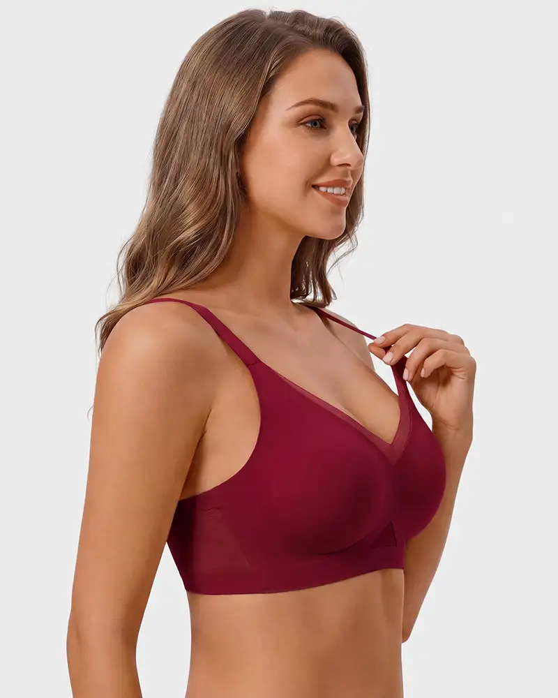 All Day Comfort Wireless Mesh Bra