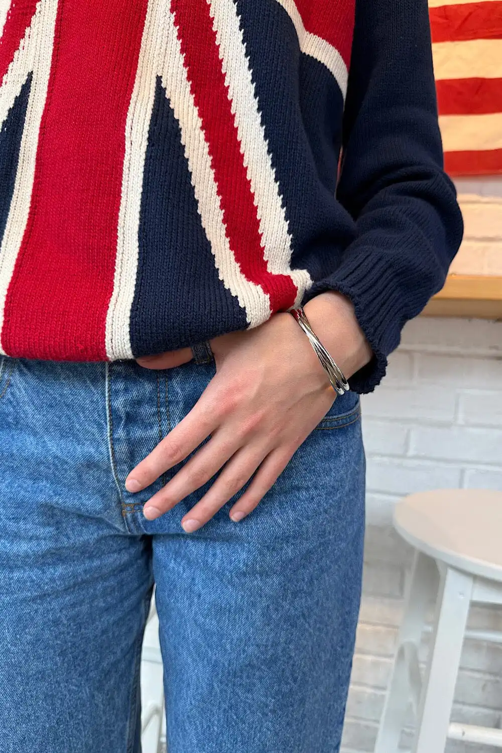 Interlaced Double Ring Bracelet