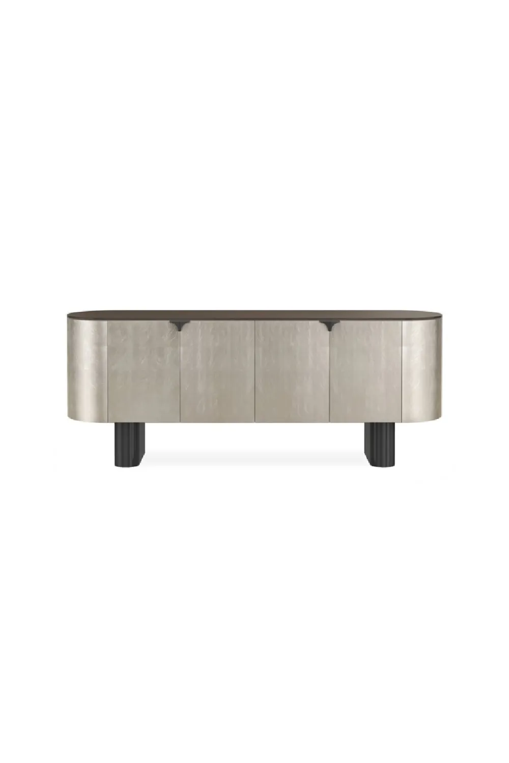 Fluted Form Decorative Storage Sideboard