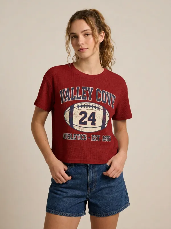 Women's Classic Gridiron Ball Crewneck T-Shirt