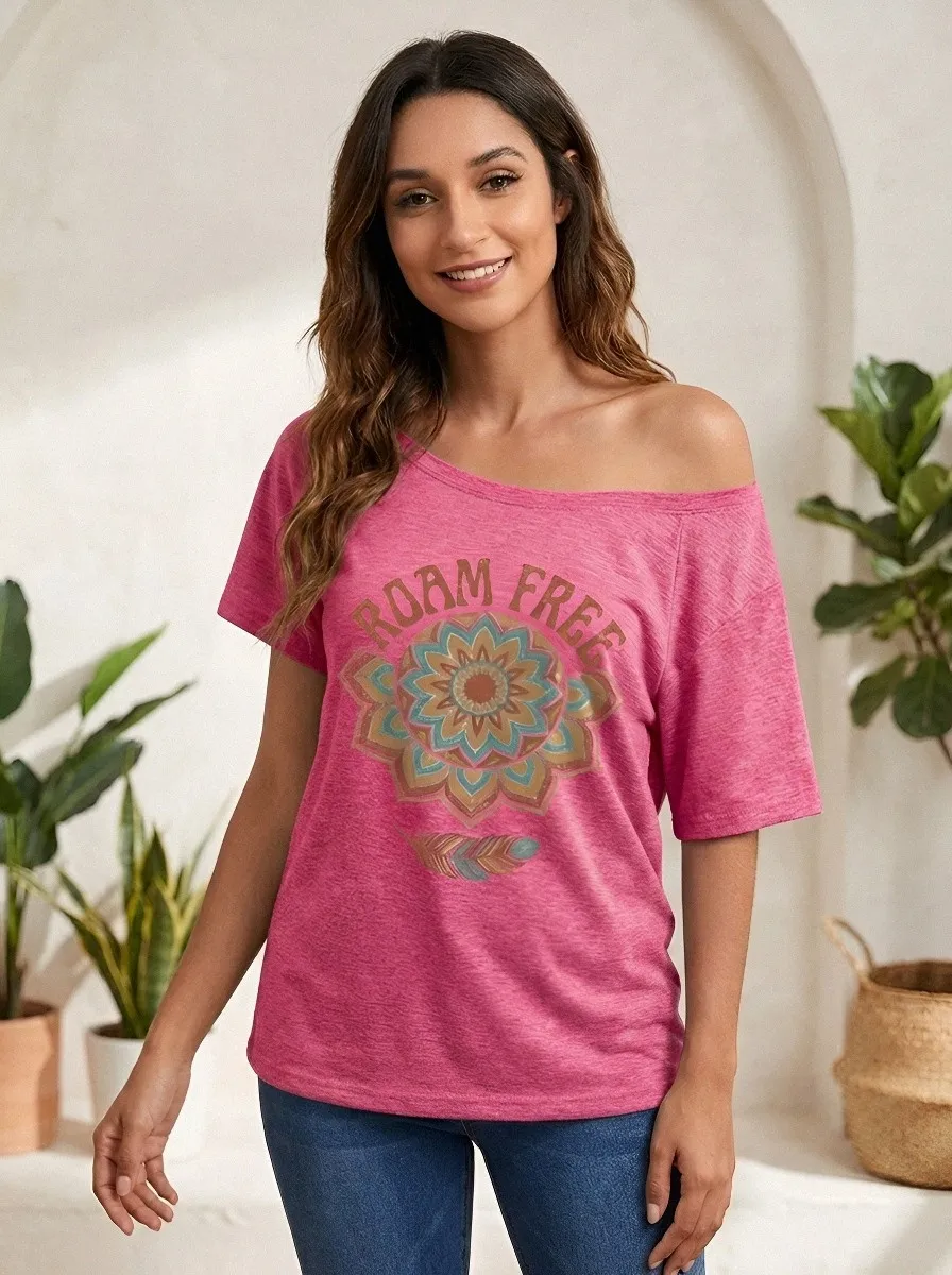 Boho Roam Free T-Shirt