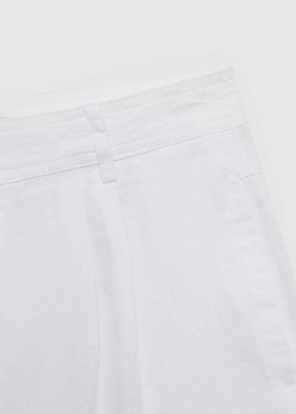 Linen Trousers With Darts