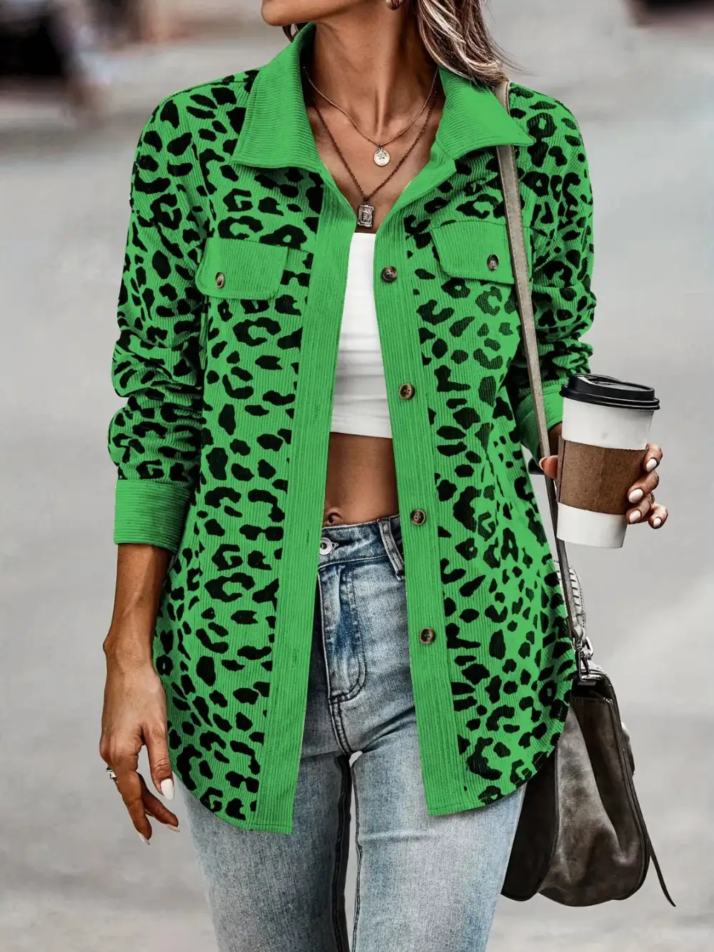 Full Size Zip Up Zebra Print Bomber Jacket