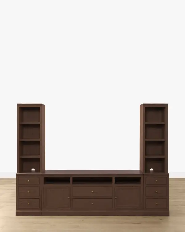 Storage Oak Media Console