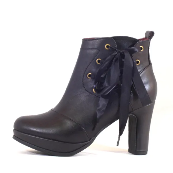 Vintage Inspired Ankle Boots