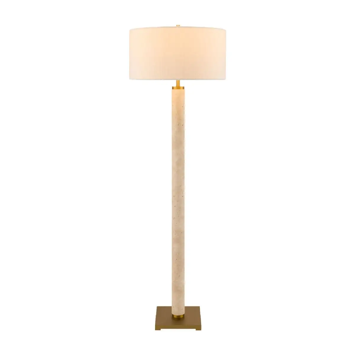 Sculptural Marble Floor Lamp