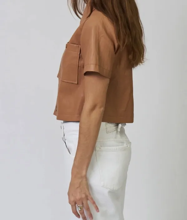 Vegan Cropped Jacket