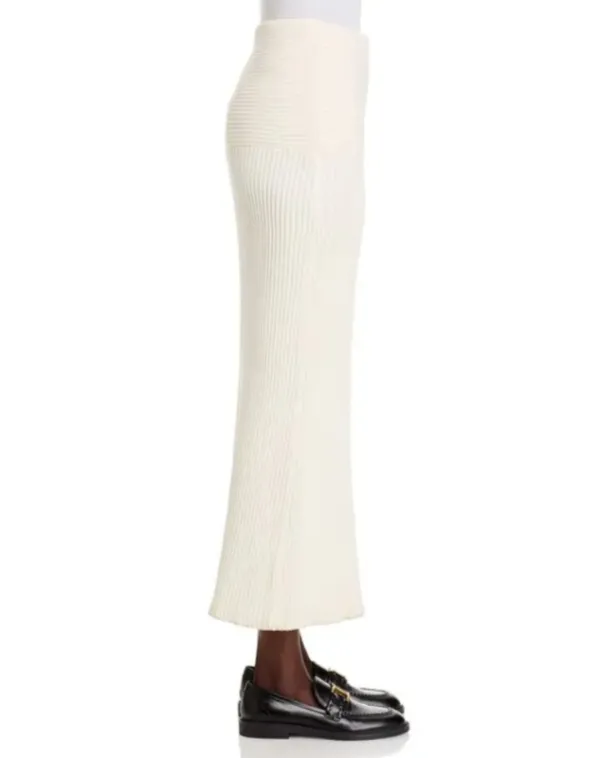Ribbed Pull On Skirt