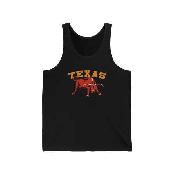 Longhorn Mascot Graphic Tank Top