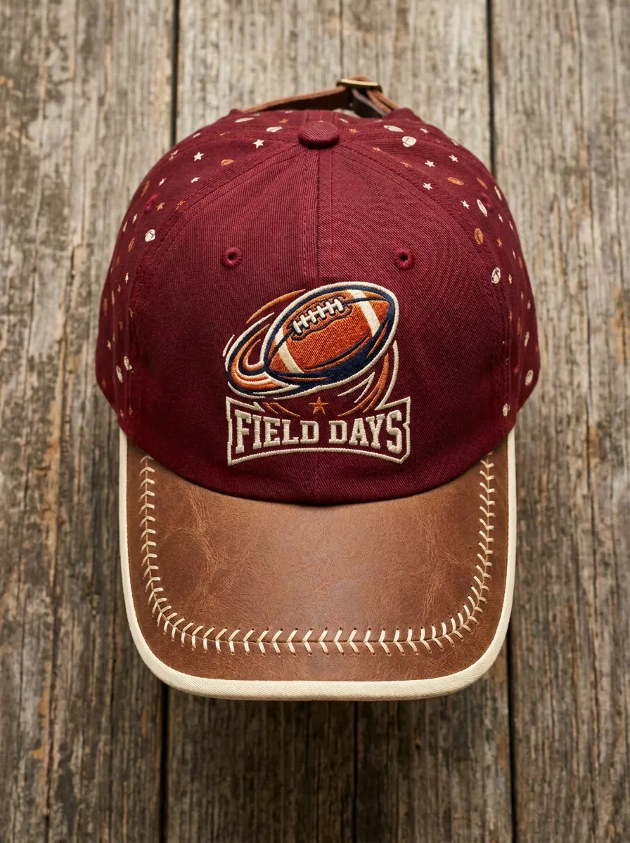 Embroidered Field Days Baseball Cap