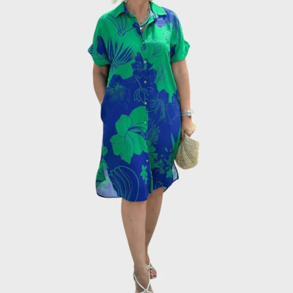 Relaxed Floral Everyday Casual Dress