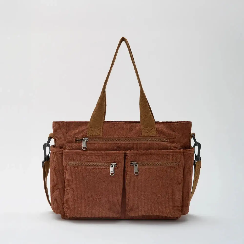 Open Top Crochet Crossbody Bag