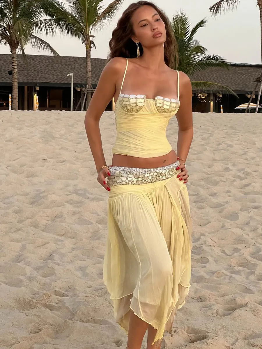 Cassidy Chiffon Two Piece Set