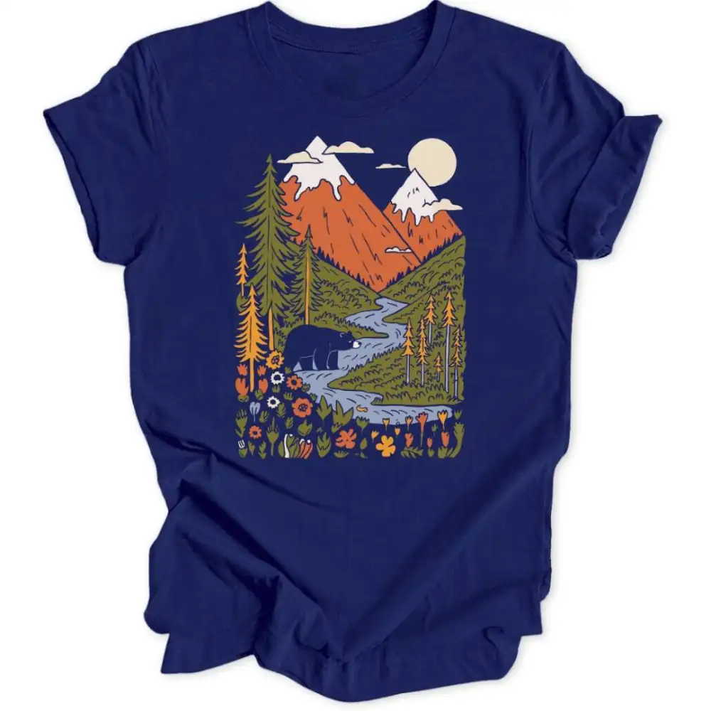 Wilderness Doodle Women's T-Shirt