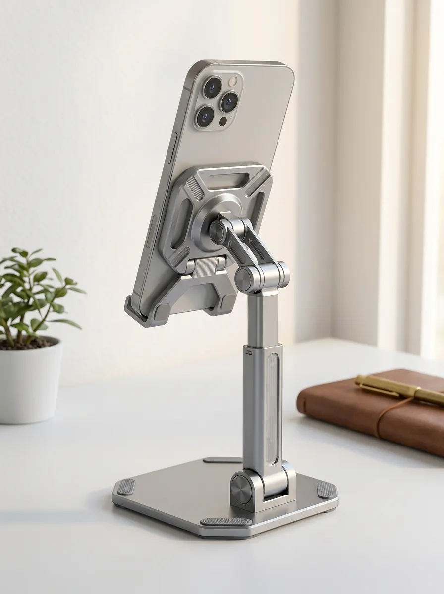 Adjustable Aluminum Foldable Phone Stand
