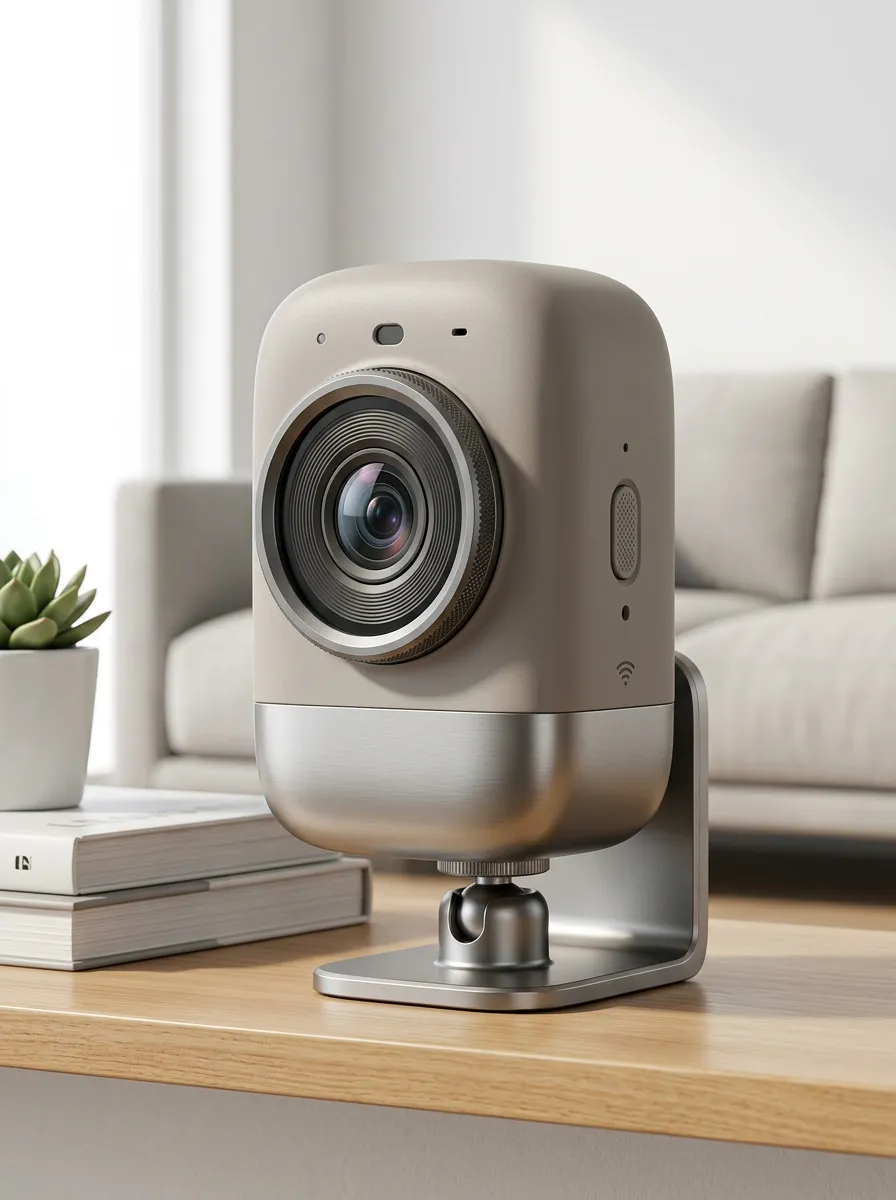 Wireless Compact Metal Body Patterned Shell Mini Security Camera