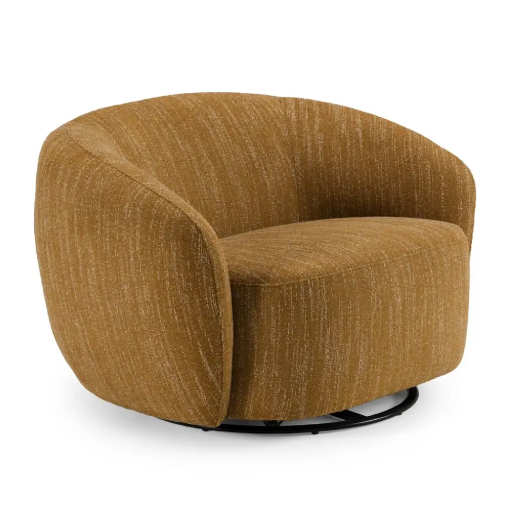 Curved Swivel Chair