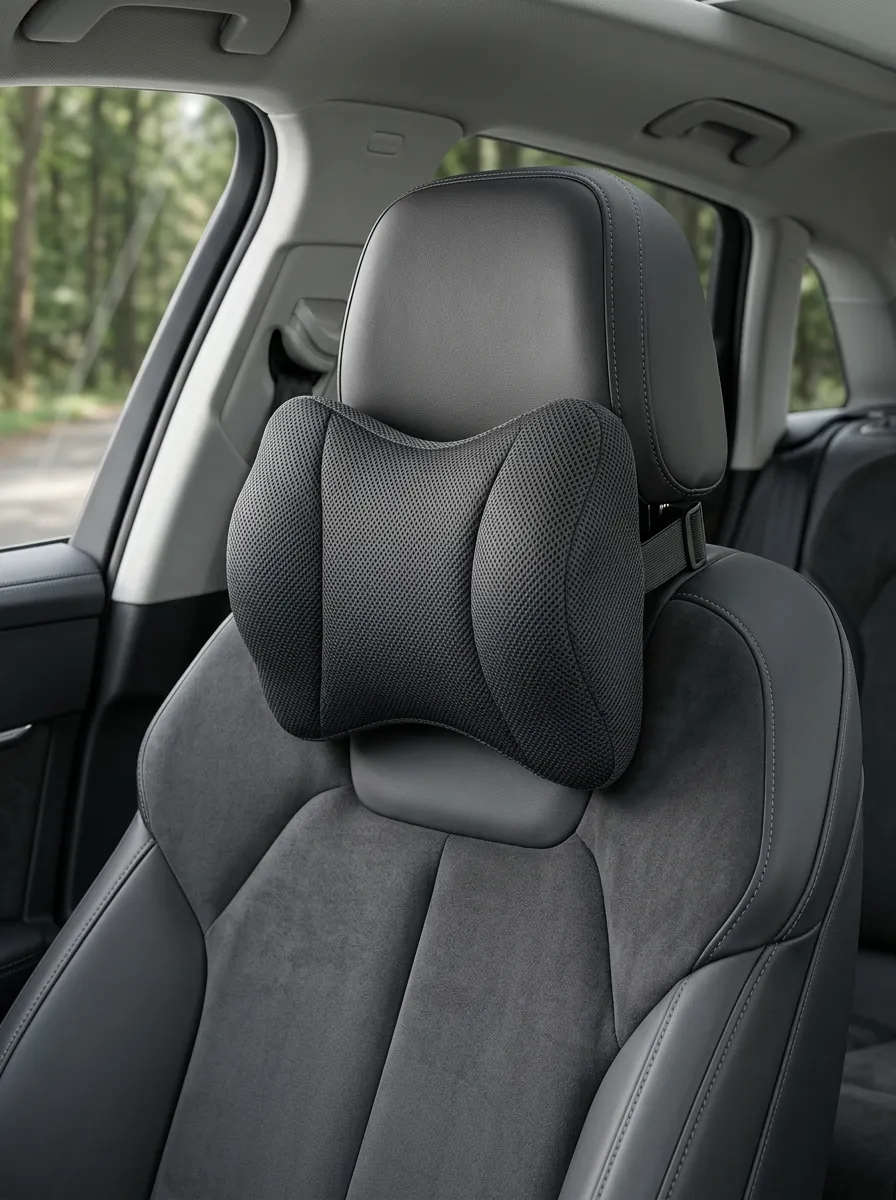 Refined Patterned Car Neck Support Pillow