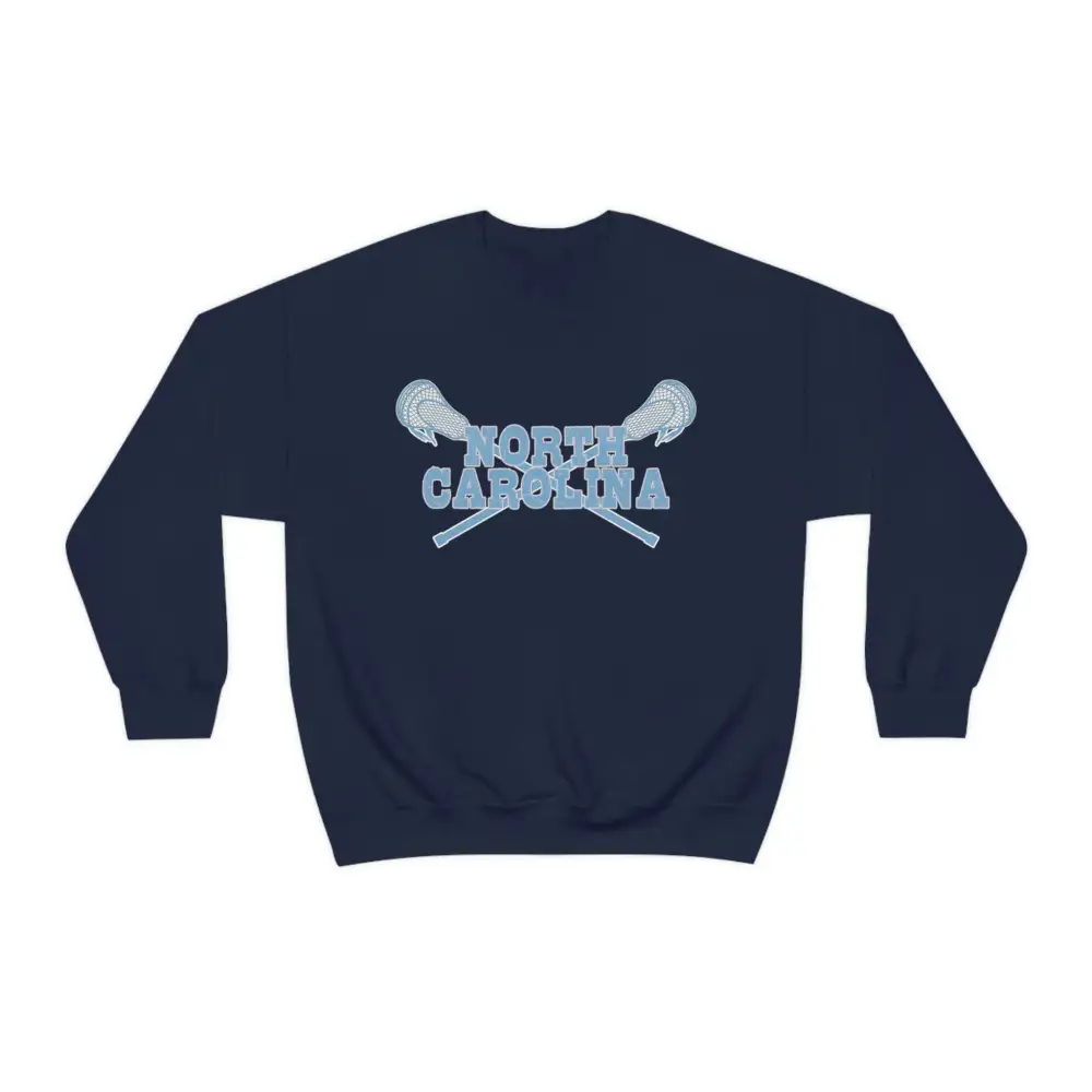 Everyday Crossed Sticks Lacrosse Graphic Crewneck Sweatshirt