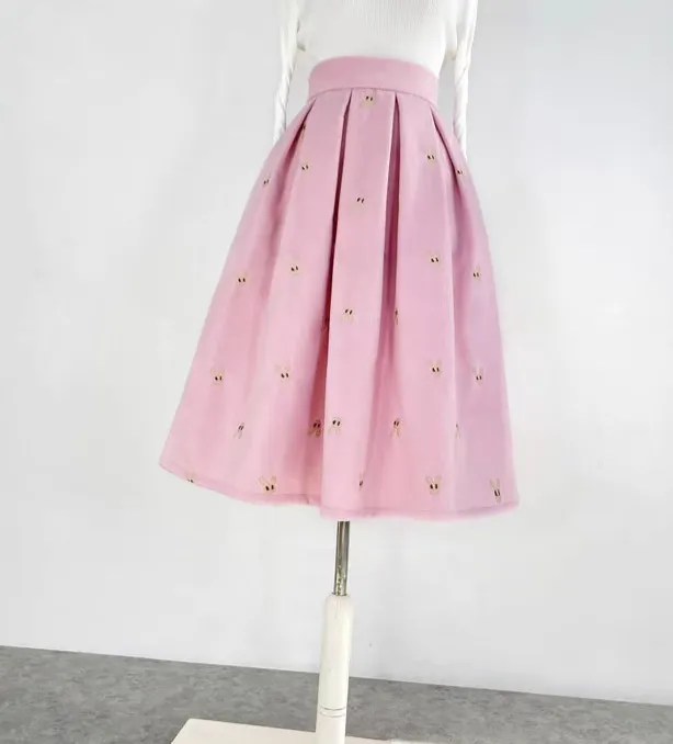 Effortless Everyday Everyday Casual Wool Skirt