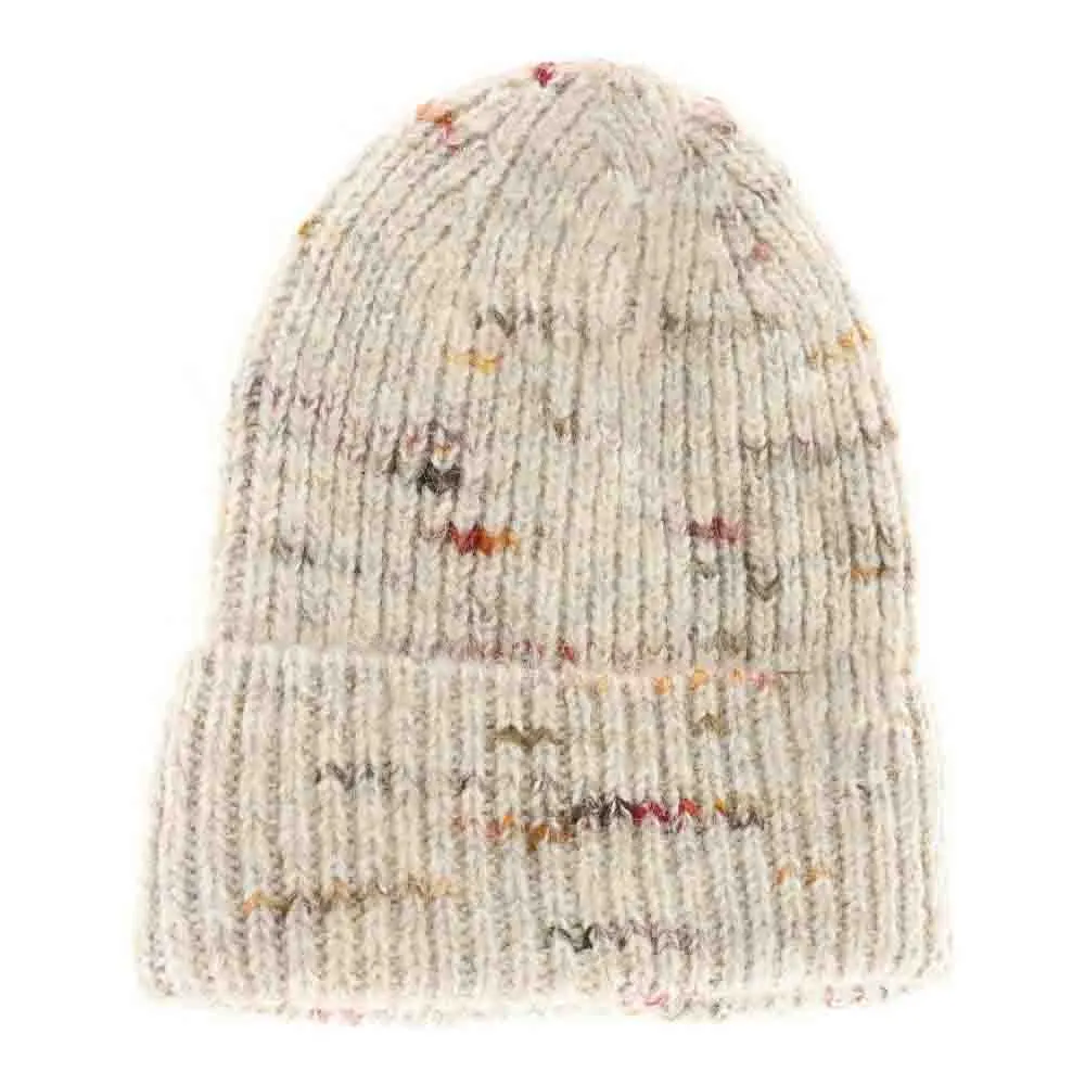 Unisex Marled Knit Cuff Beanie
