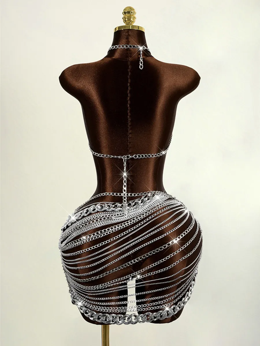 Ingrid Metal Chain Two Piece Set