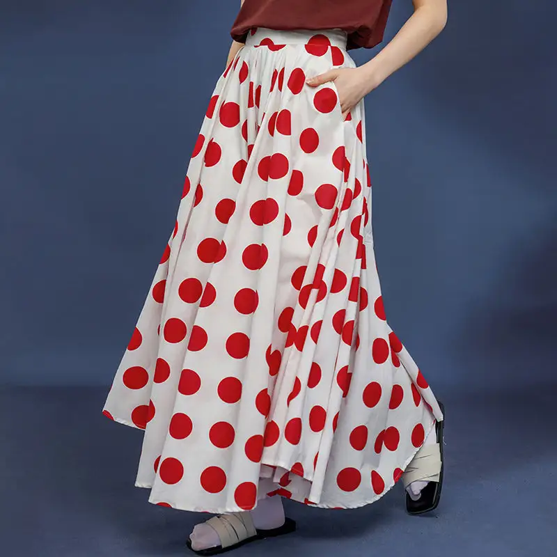 Lightweight Wardrobe Maxi Polyester Skirt