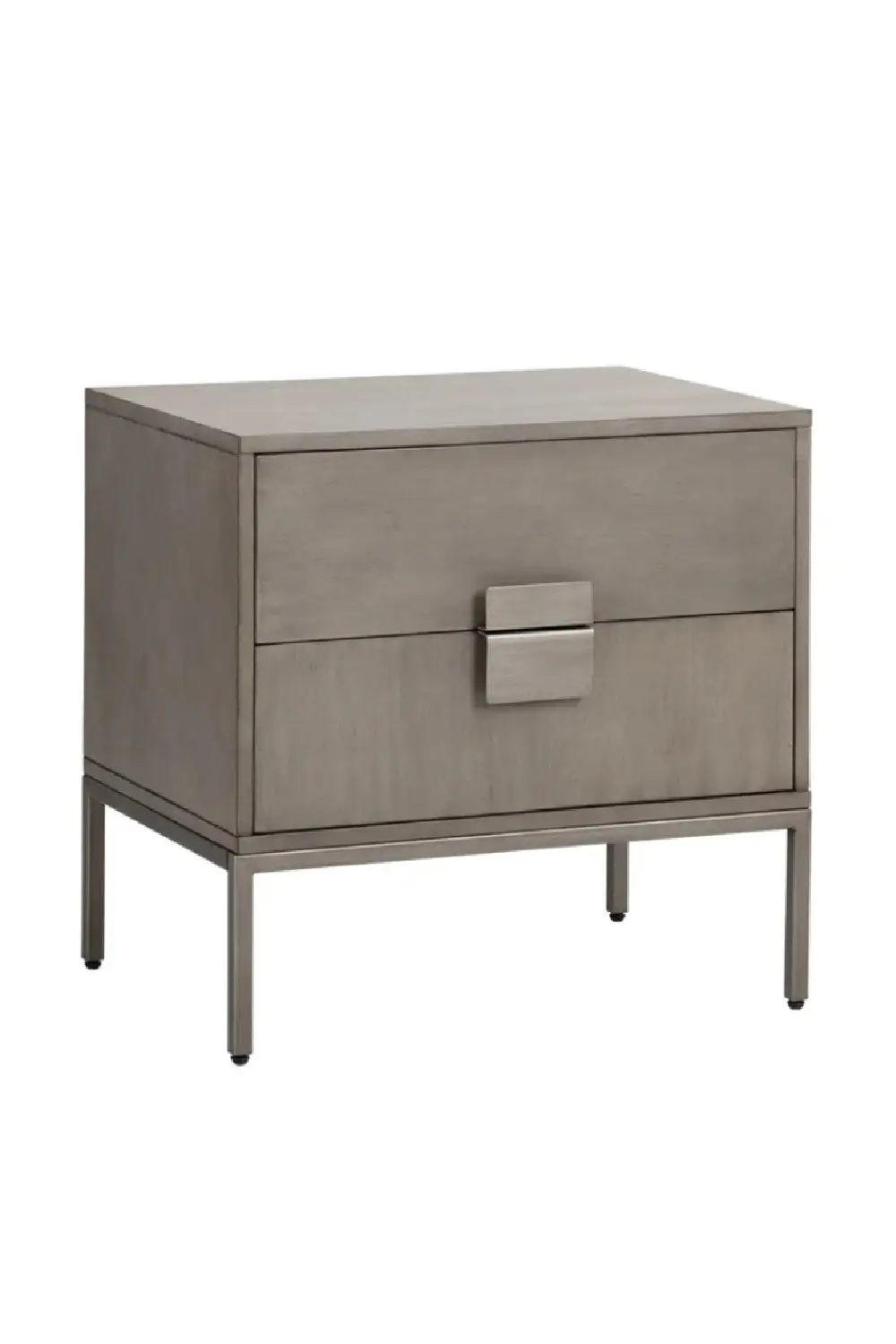 Acacia Wood Drawer Nightstand