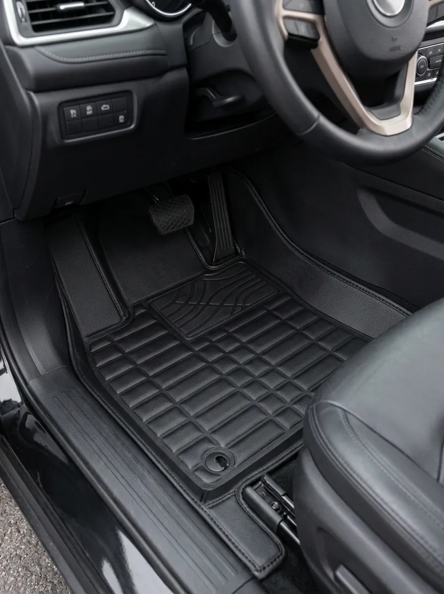 Grid Pattern Automotive Floor Mat