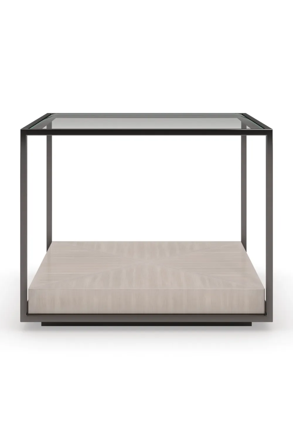 Metal Framed Cocktail Table