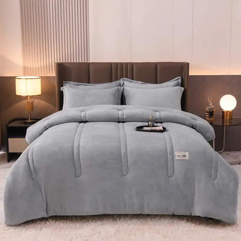 Plush Winter Comforter Quilt
