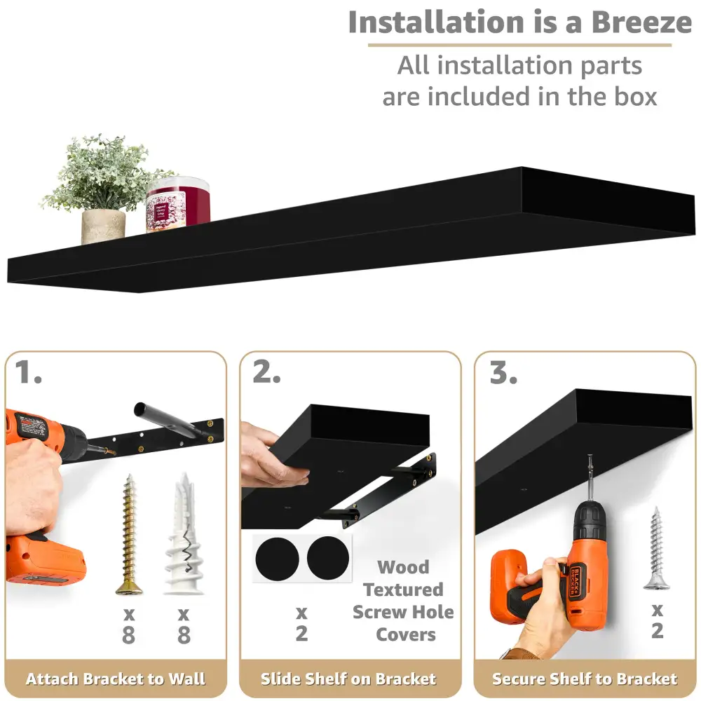 Large Floating Shelves