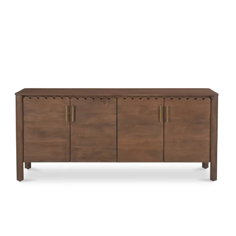 Scalloped Edge Four-Door Sideboard