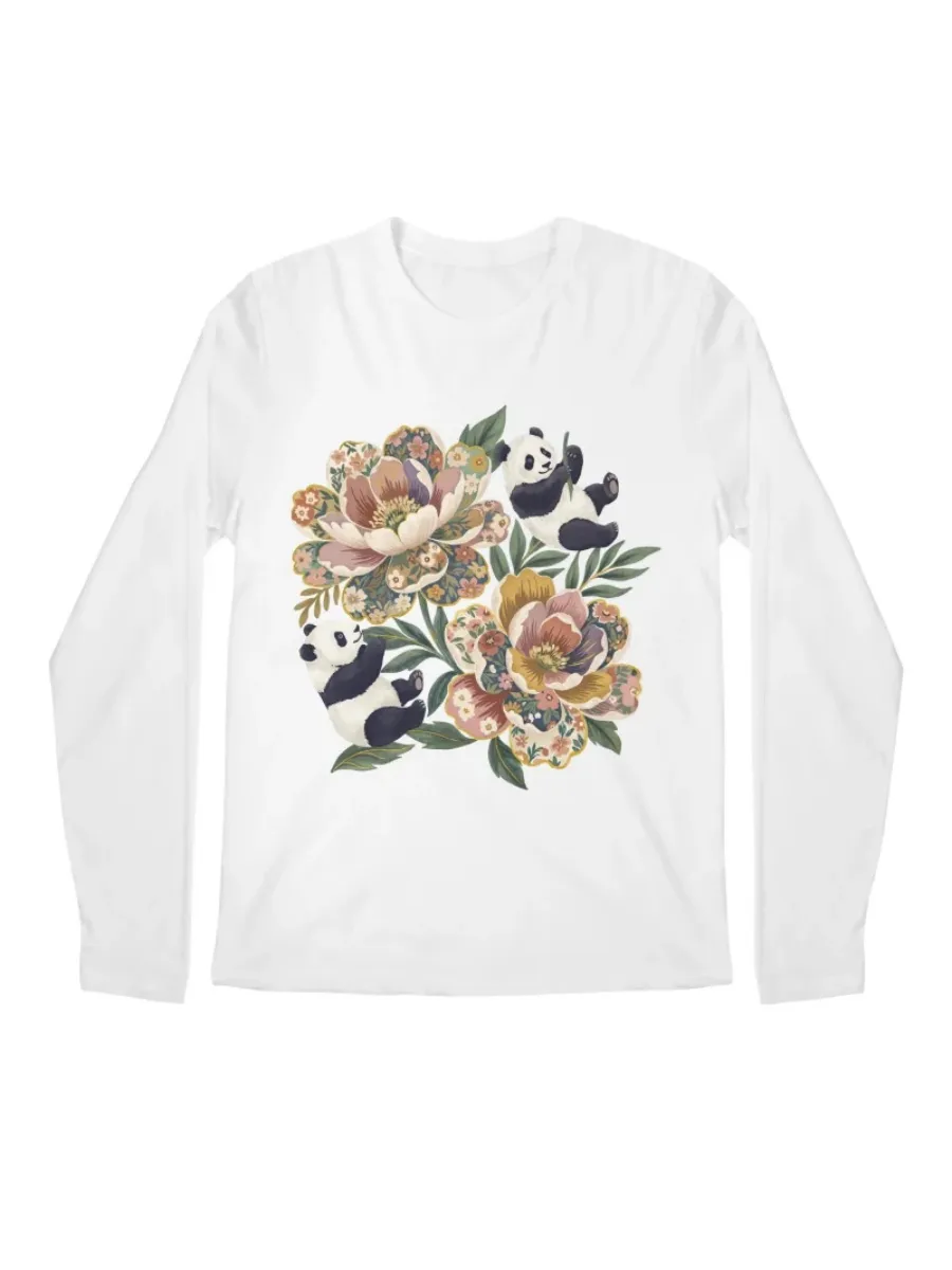 Panda and Floral T-Shirt