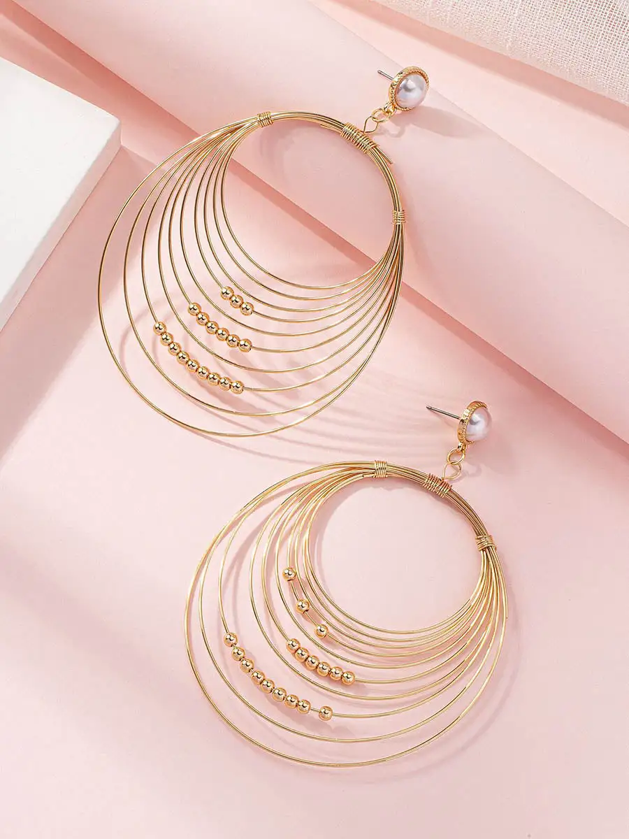 Balanced Floral Accent Earrings