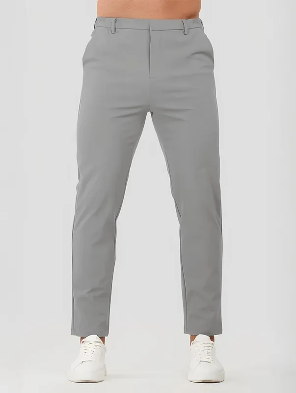 Grey Stretch Pants