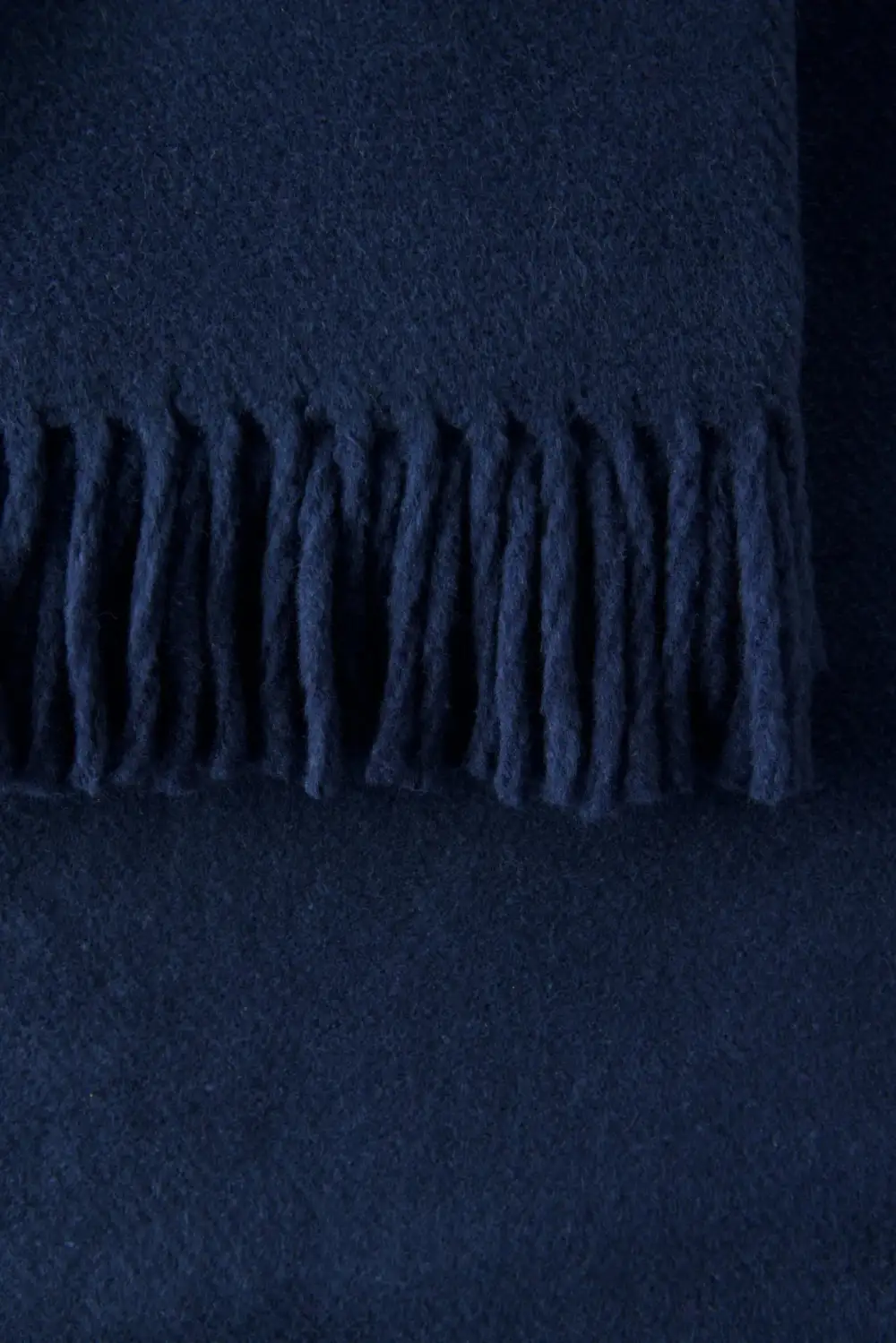 Solid Cotton Blend Throw